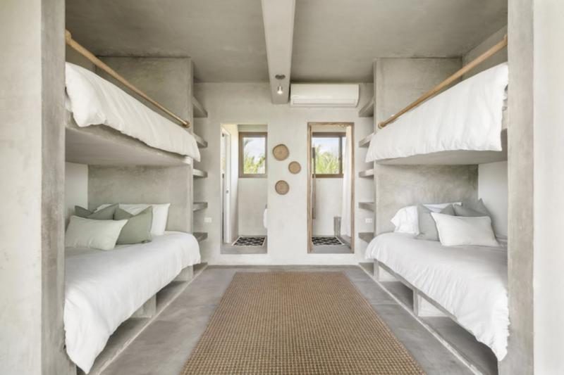 Habitación familiar con cuatro camas